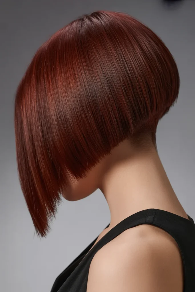 16. The Angled A-Line Bob The Angled A-Line Bob
