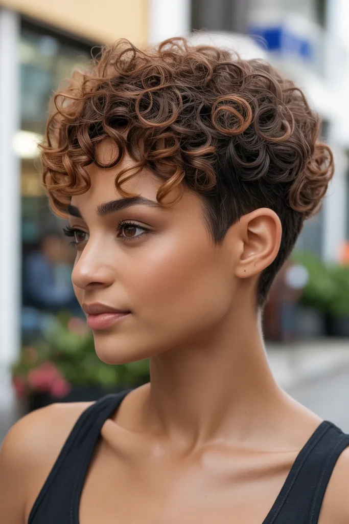17. The Curly Pixie The Curly Pixie