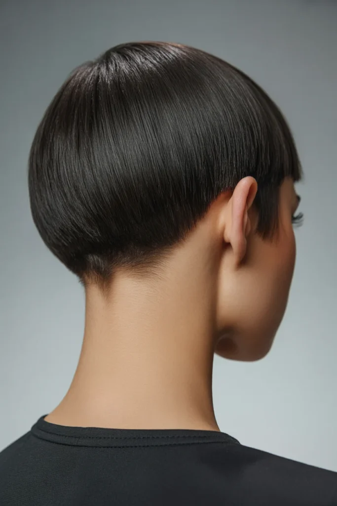 22. The Nape-Length Blunt Cut