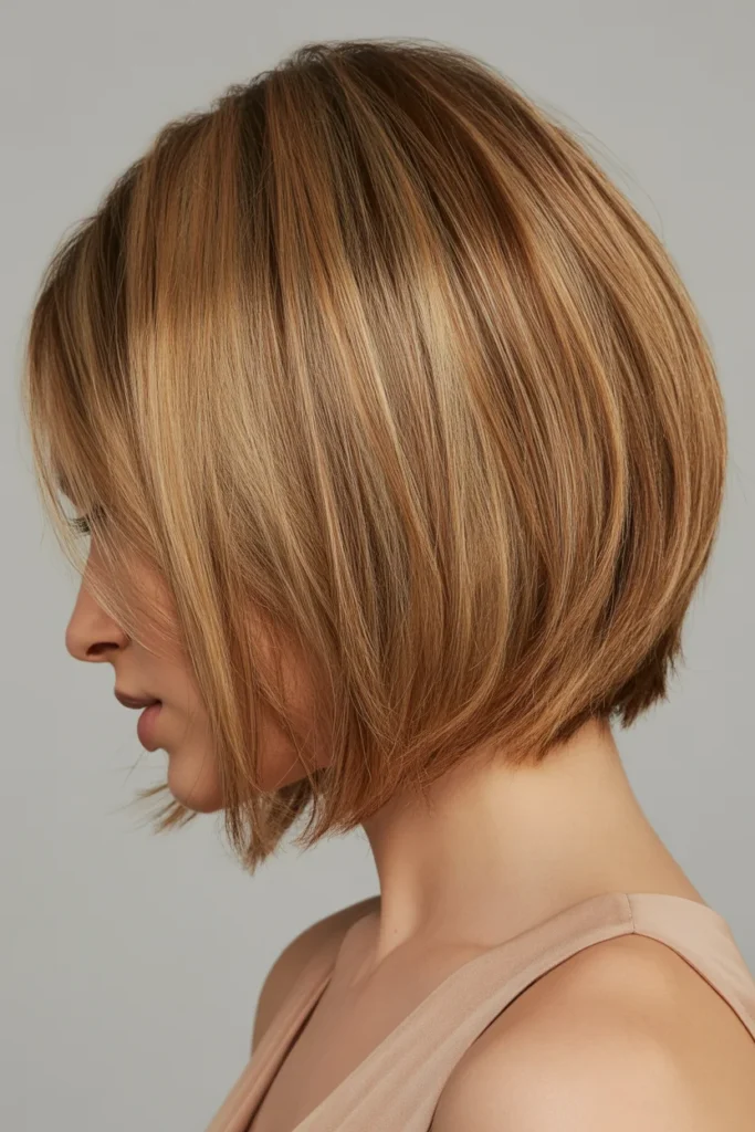 Toasted Almond Brown Bob