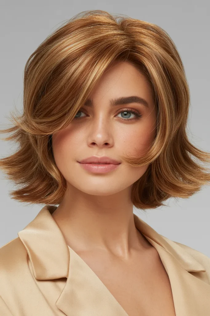 Amber Brown Bouncy Bob