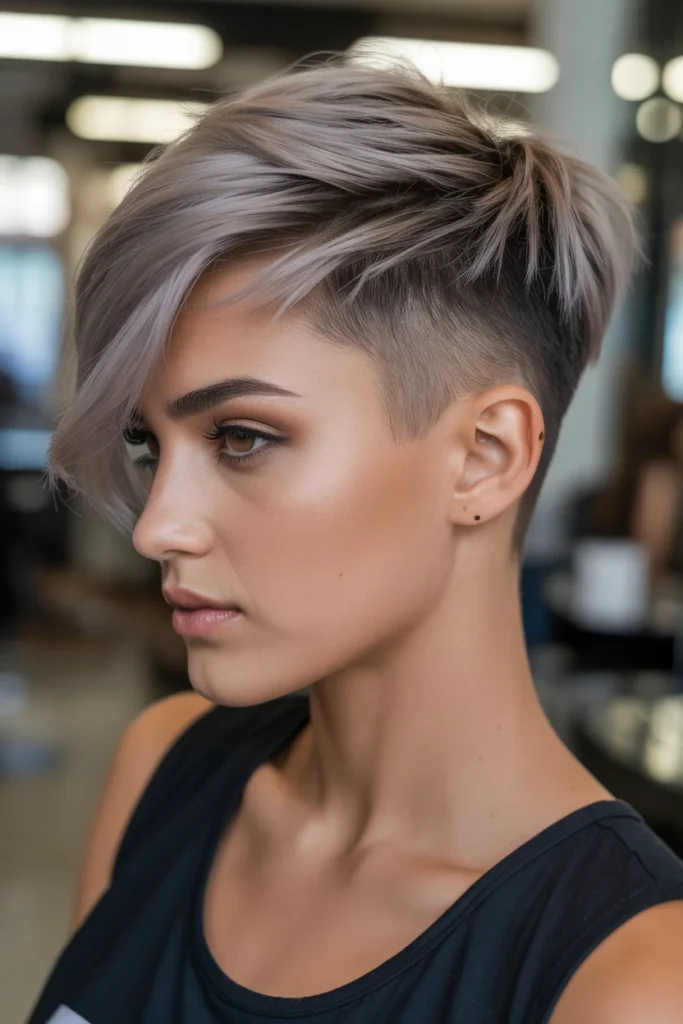 24. The Tapered Fade Pixie The Tapered Fade Pixie