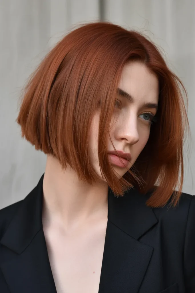 7. The Choppy Blunt Bob The Choppy Blunt Bob
