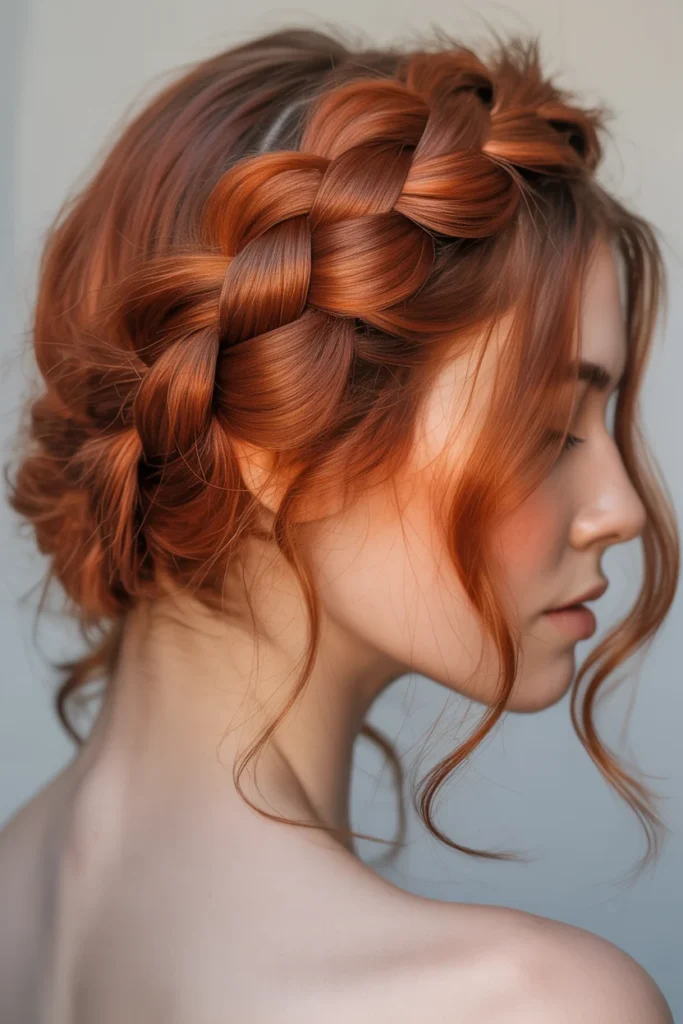 Auburn Copper Halo Braid