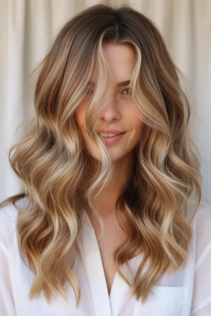  Beachy Waves with Balayage