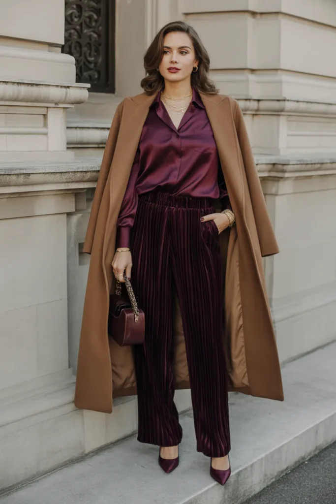 Burgundy Tones for Rich Fall Vibes