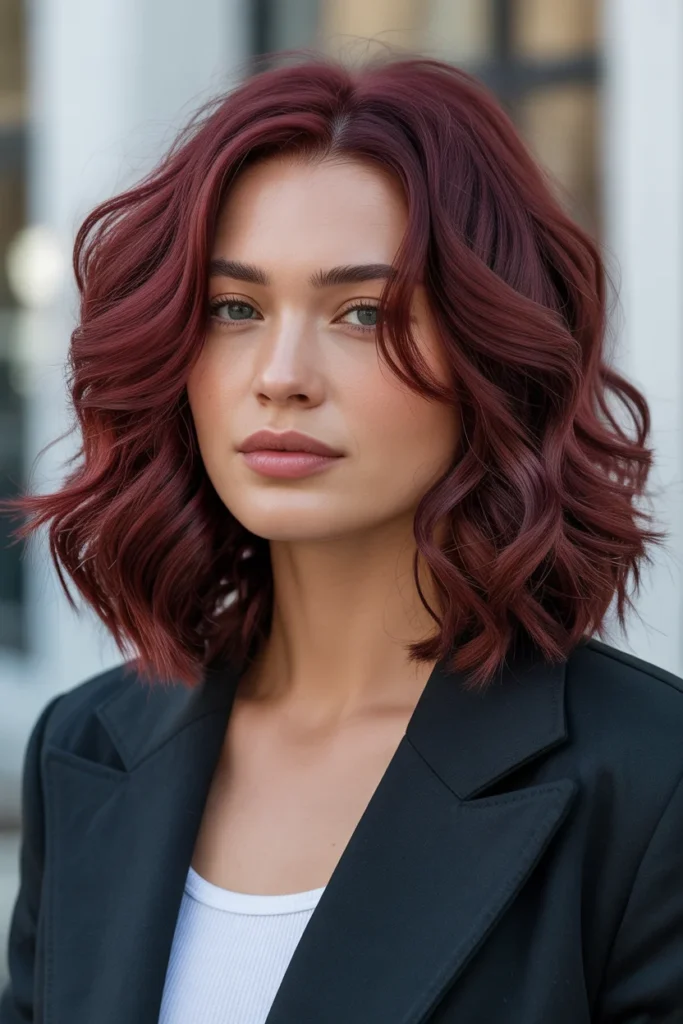 Deep Burgundy Red