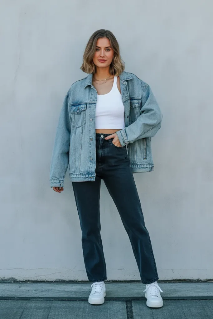 Double Denim Different Washes