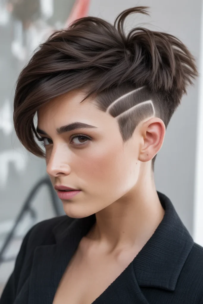 Edgy Undercut Pixie