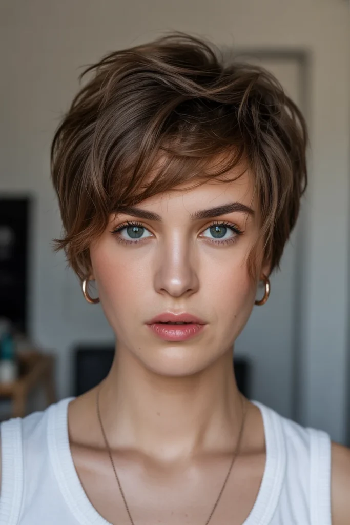 Messy Pixie with Bedhead Texture
