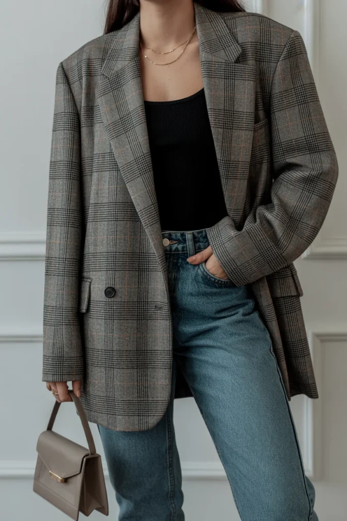 Oversized Blazer with Jeans