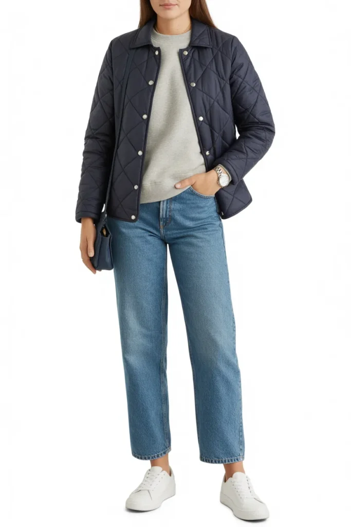 Quilted Jacket Casual Chic
