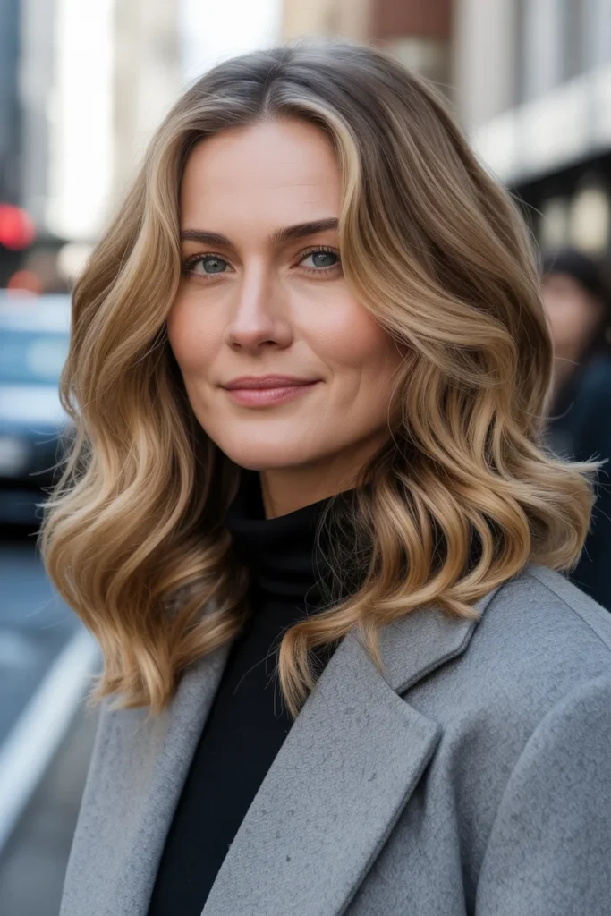 Sandy Blonde Highlights