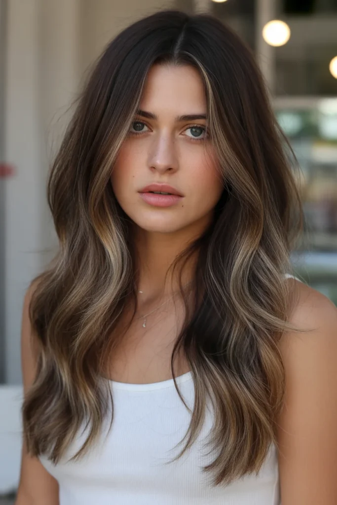 Smoky Brunette Balayage