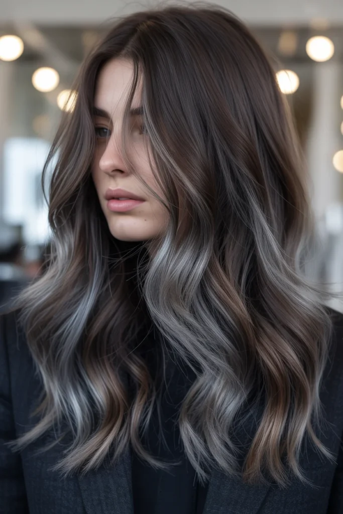 Smoky Brunette Balayage