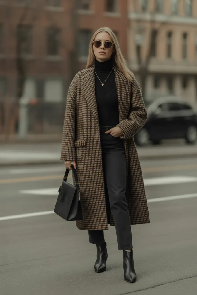 Statement Coat and Simple Base