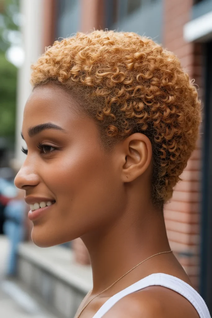  Toasted Coconut Balayage on TWA