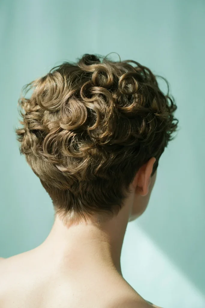 Curly Pixie Cut