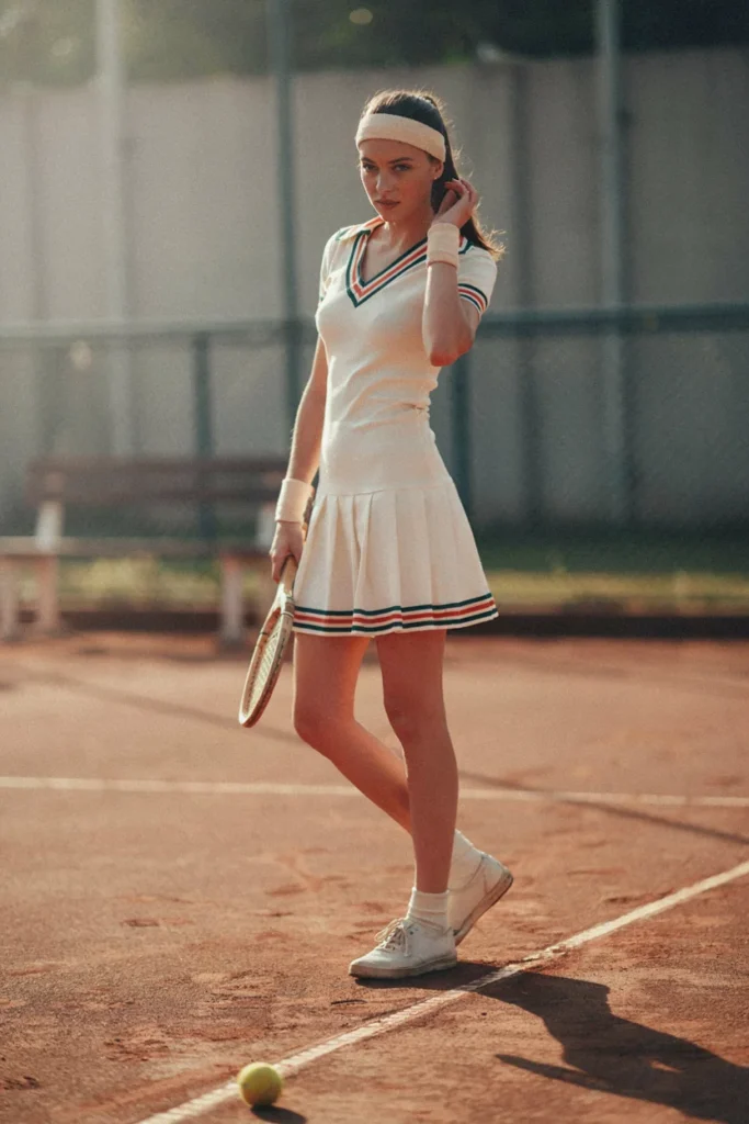 Retro 70s Tennis Stripes