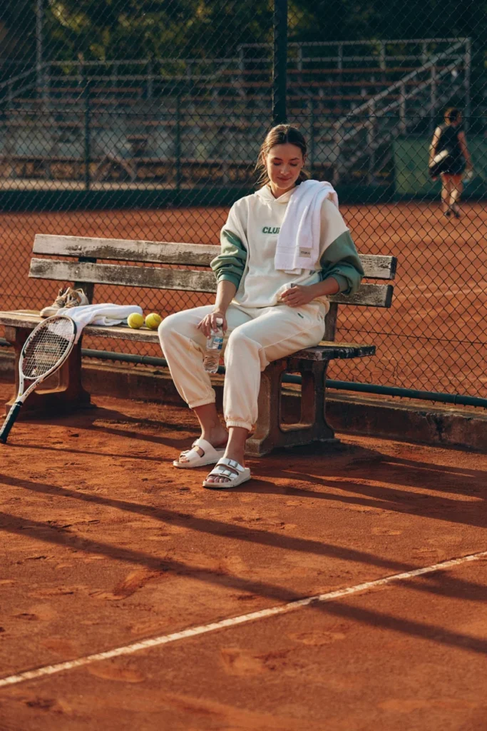 Tennis Aesthetic Loungewear for Post-Match