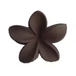 black brown cream claw clips set