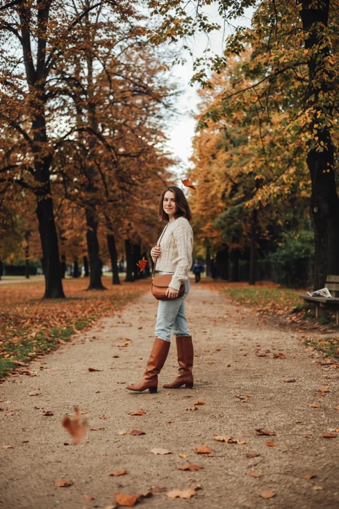 Bootcut Jeans with Sweater