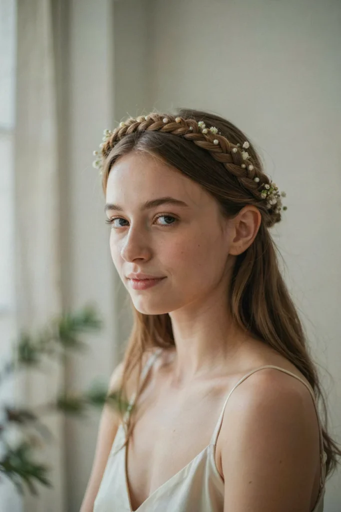 Holiday Party Braided Crown