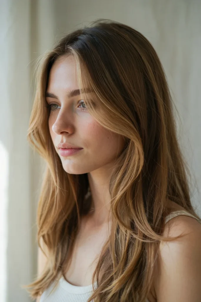 Bronde Halo on Natural Brunette