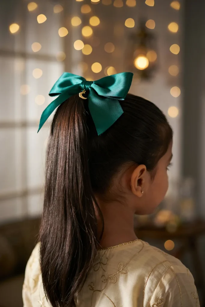Classic High Ponytail with Bow