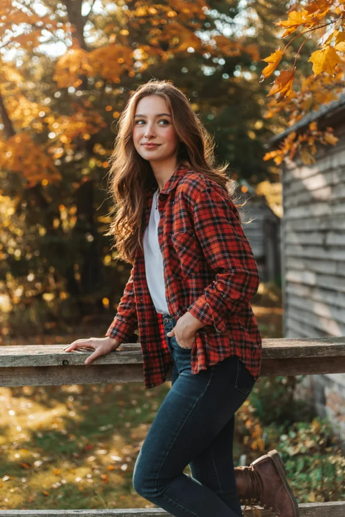 Classic Plaid Flannel Shirt