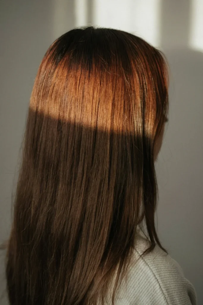 Copper Halo on Espresso Brown