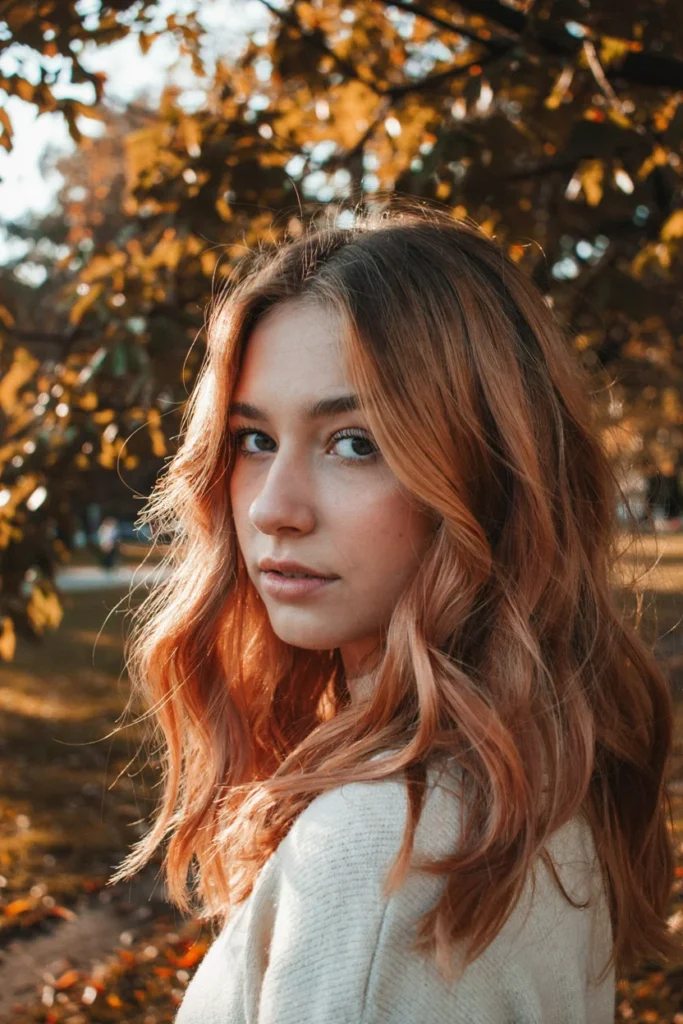 Best Fall Hair Colors Copper Red Balayage