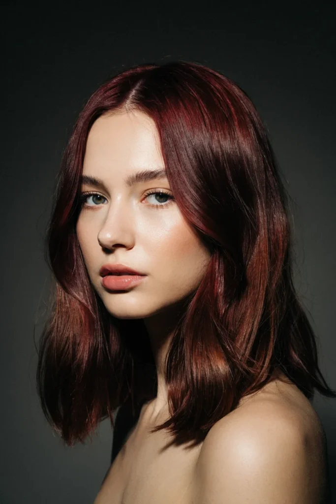 Deep Burgundy Red