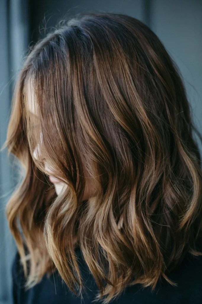 Deep Espresso Balayage Winter Hair Color