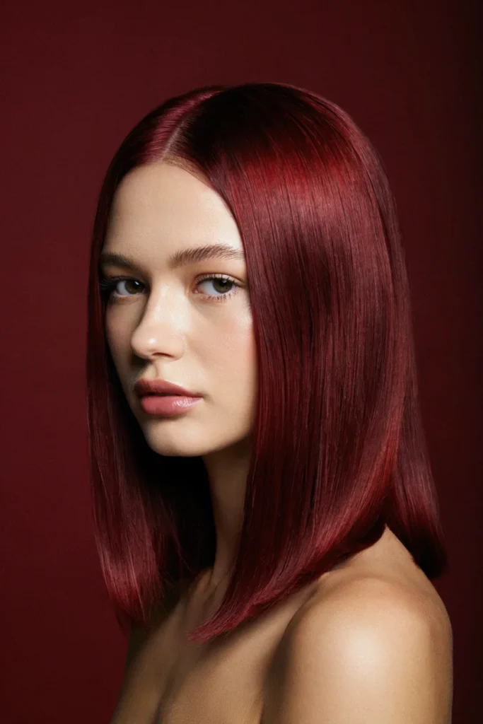 Deep Merlot Red