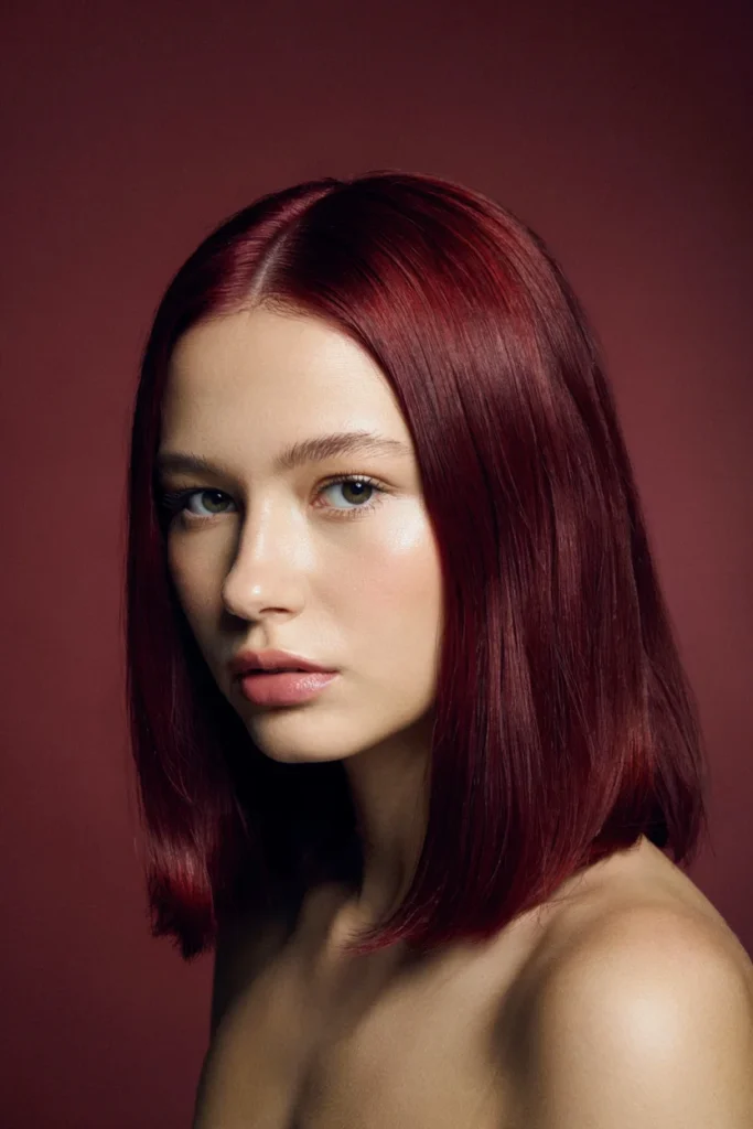 Deep Merlot Red