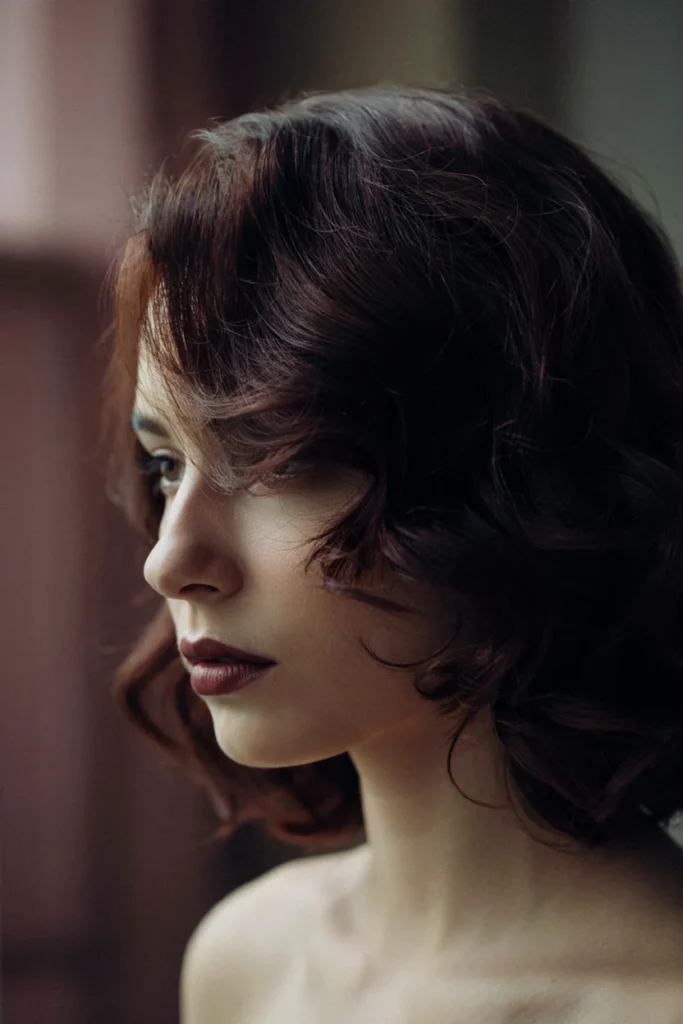 Deep Plum Brown Best Fall Brown Hair Colors