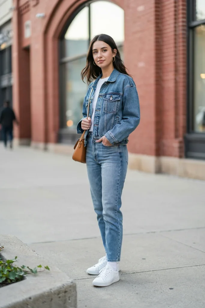 Denim-on-Denim Look