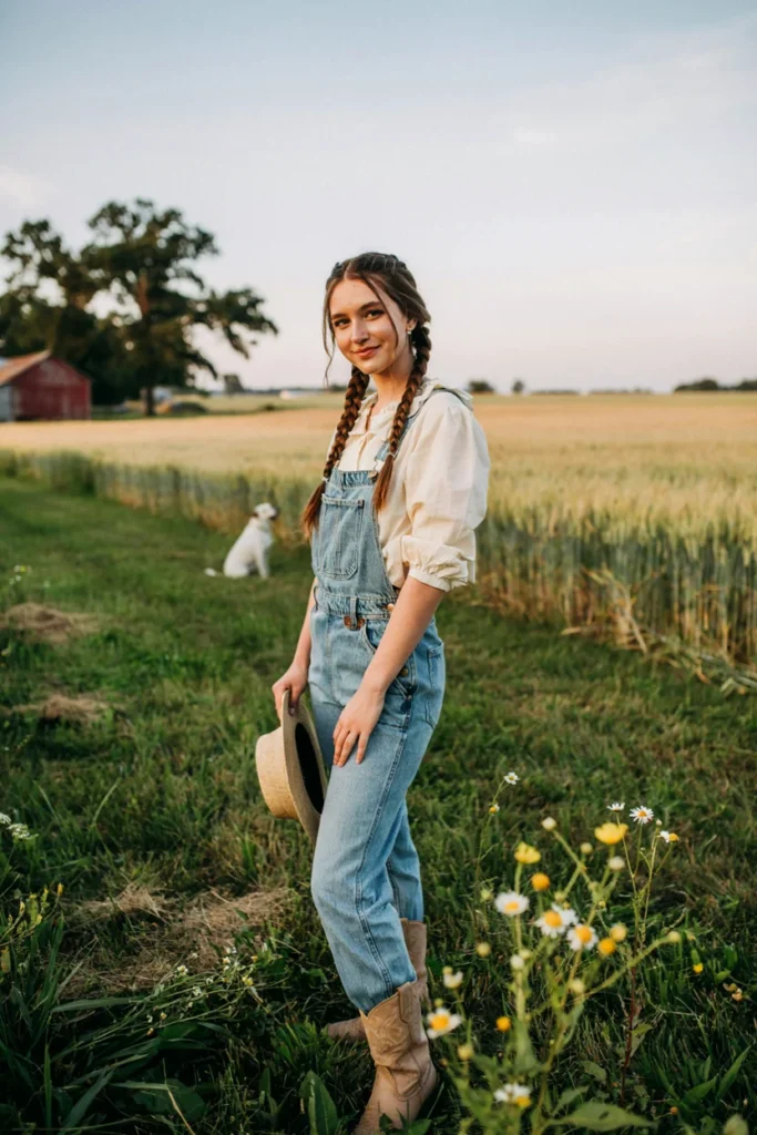  Double Dutch Braids for a Farm Girl Costume