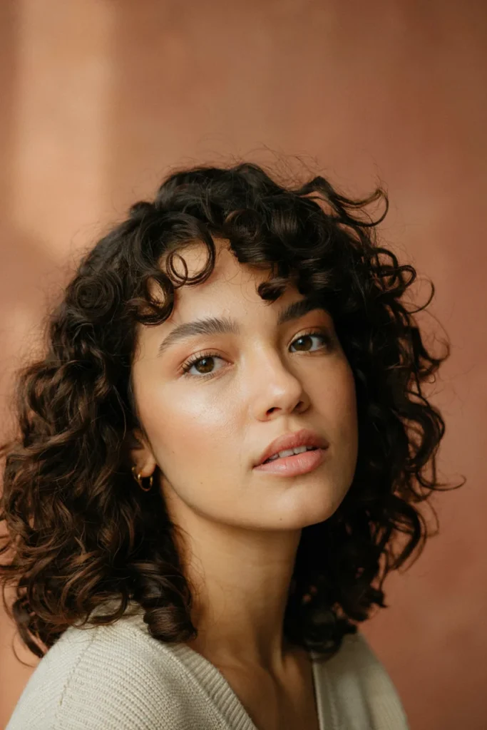 Effortless Scrunched Curls