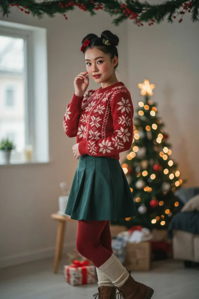 Festive Space Buns