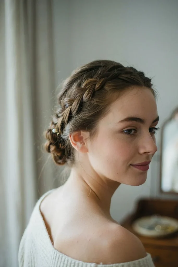 Fishtail Braid Updo