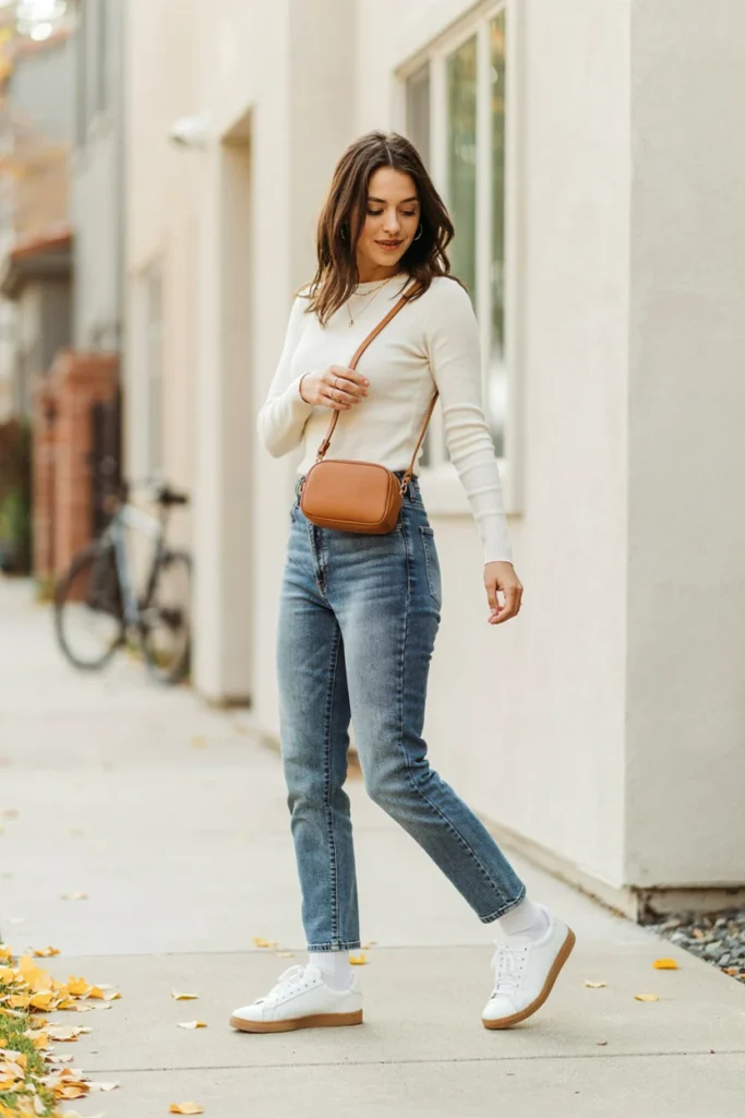 Jeans with Sneakers Casual Chic