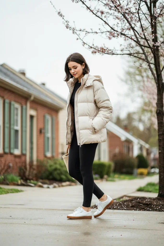 Lightweight Puffer with Leggings