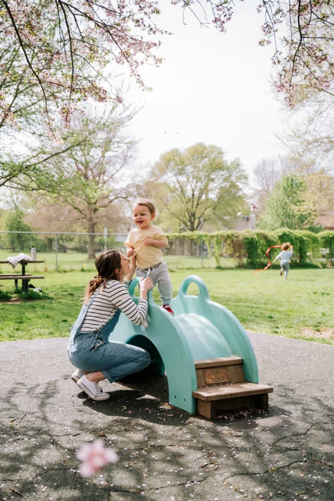 Overalls and Long-Sleeve Tee for Playful Practicality