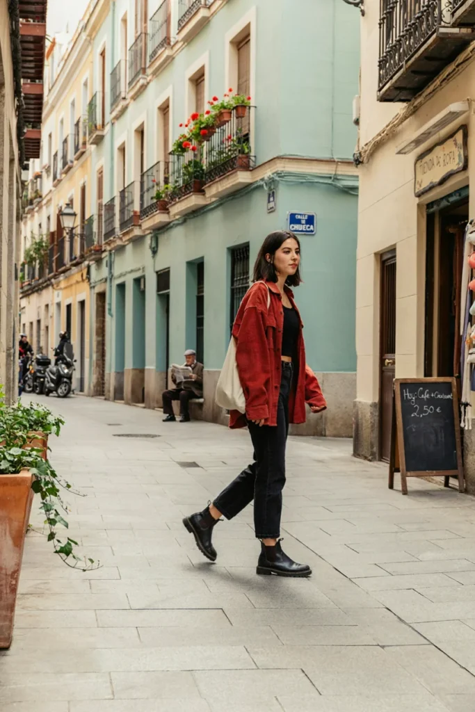 Oversized Flannel Shirt as Jacket Layer for Casual Cool