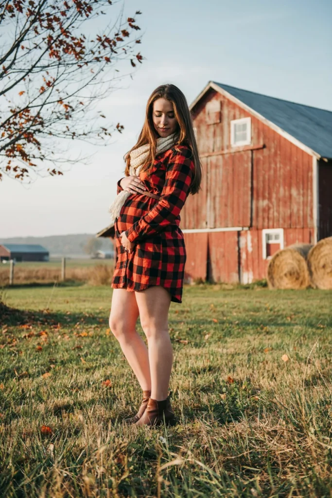 Plaid Shirt Dress