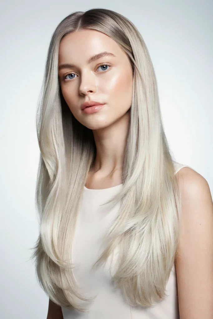 Platinum Silver Balayage