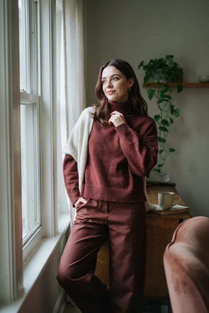 Plum Brown Winter Hair Color