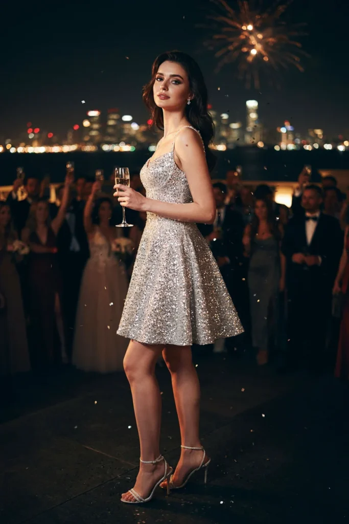 Silver Sparkle Dress